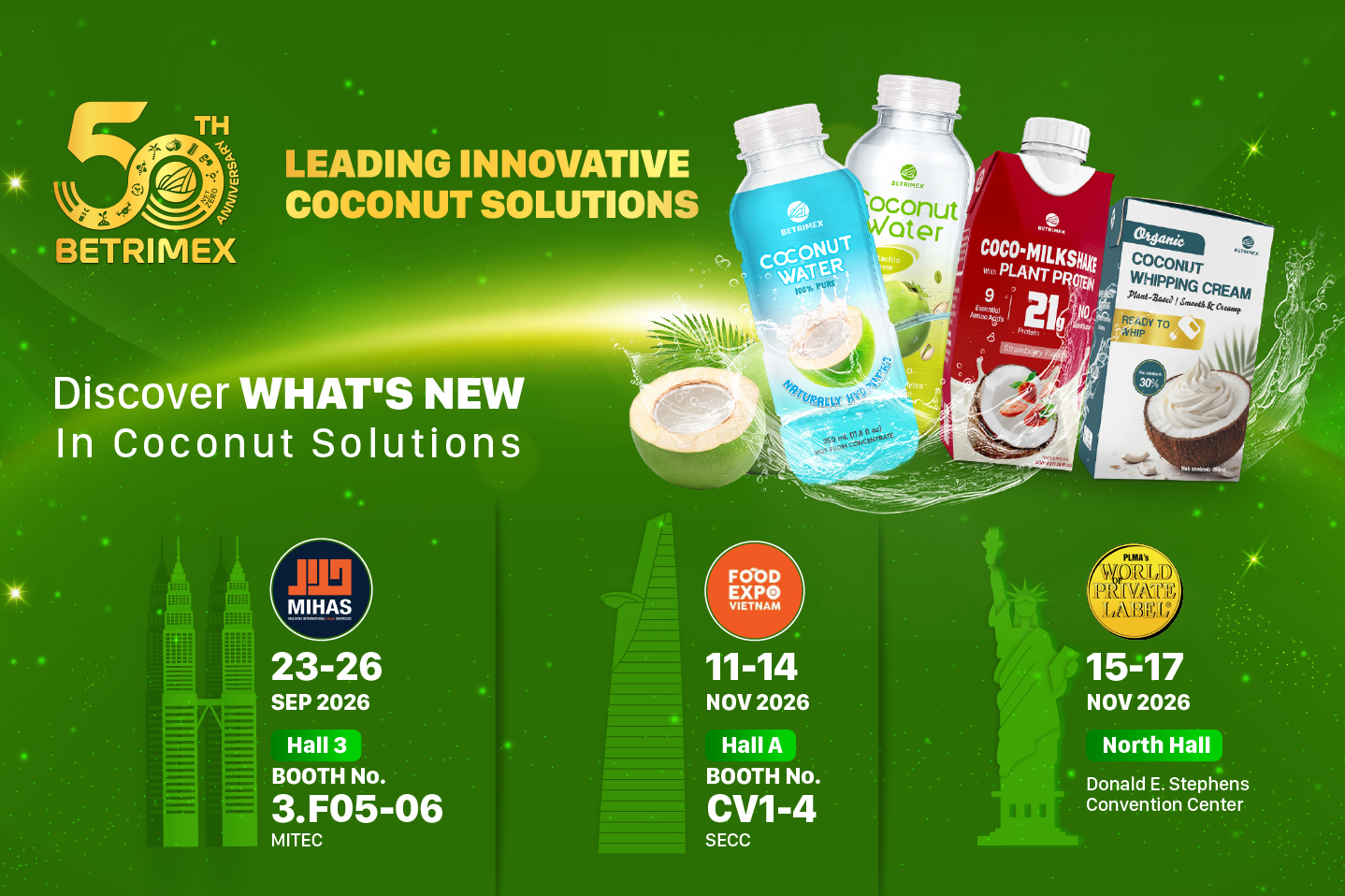 50 Years Leading Global Innovation at International Trade Fairs