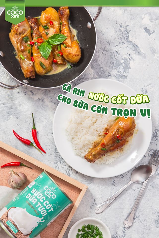 Ga Rim Nước Cốt Dừa Tươi Cocoxim Coconut Water Company Betrimex Vietnam